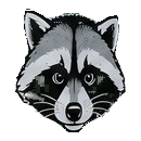Trash Panda raccoon logo